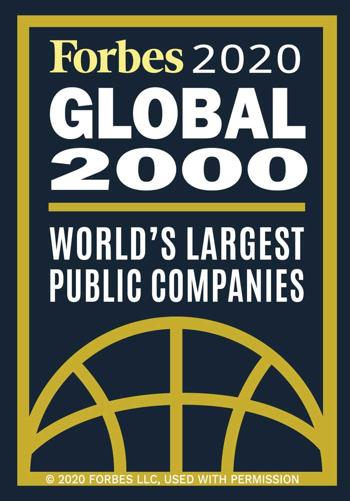 Forbes 2020 - Global 2000 - World's Largest Public Companies