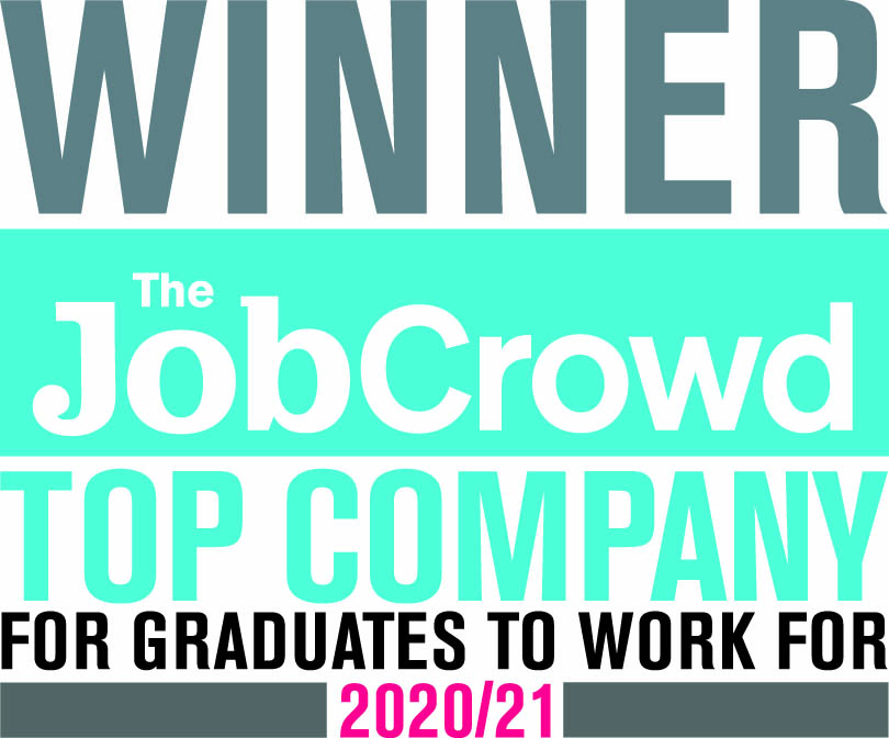 Winner - The JobCrowd - Top Company for Graduates to Work for 2020/2021